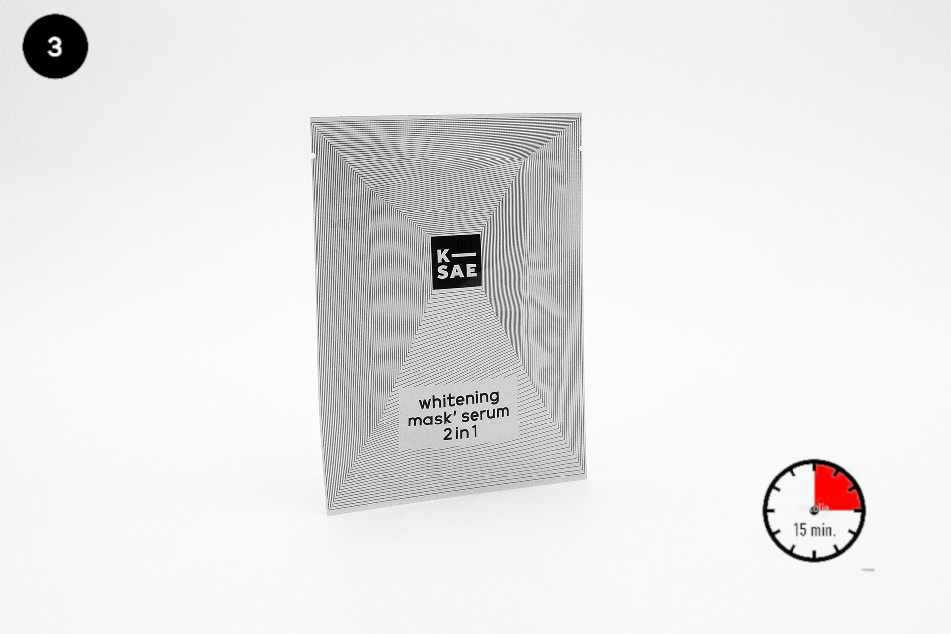 Whitening treatment Maske white Steps 3